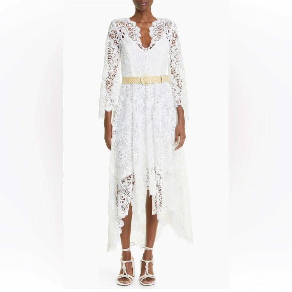 COPY - Zimmermann
Chintz Doily Long
Sleeve High-Low Lace
Dress size 4 in Zimmer… - Picture 1 of 8